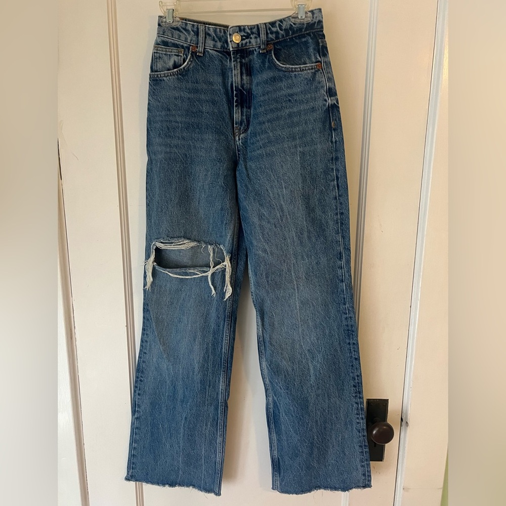 Zara wide leg jeans